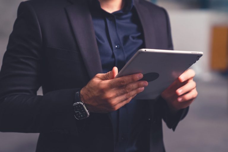 programa de gestion para empresas - tablet